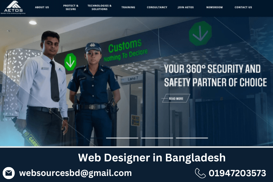 Body Guard & Security Guard Provider Website Development