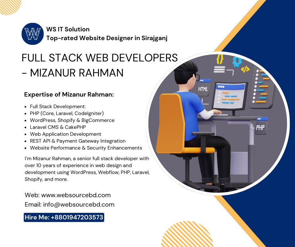 Web Designer in Sirajganj