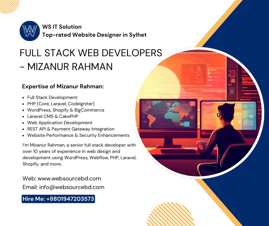 WordPress & Laravel Developer in Sylhet