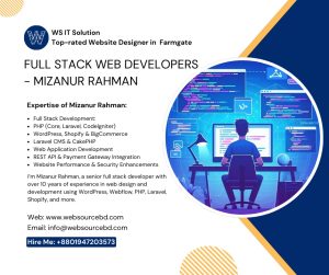 Web Designer in Farmgate | Expert Laravel Developer for USA, UK, Canada & Bangladesh