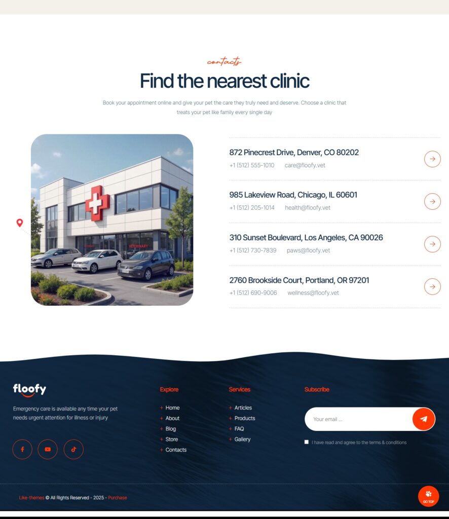Pet Care Service Website Design and Development