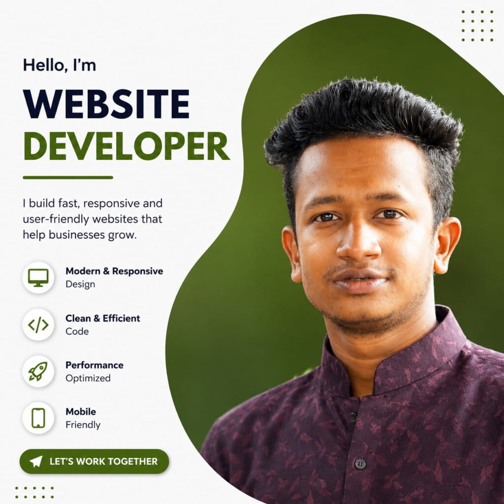 Website Designer in Dhanmondi